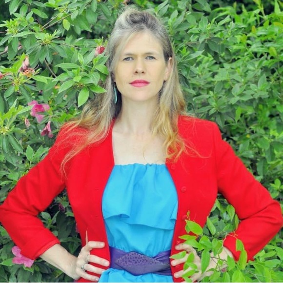 Blue Tier Dress - Picture 1 of 7